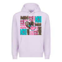 Lilac mini mini mini with hearts Premium Hoodie - AdoDesignShop