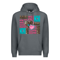 Rock mini mini mini with hearts Premium Hoodie - AdoDesignShop