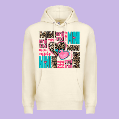 Mini Mini Mini With Hearts Premium Hoodie Designed By Adodesignshop