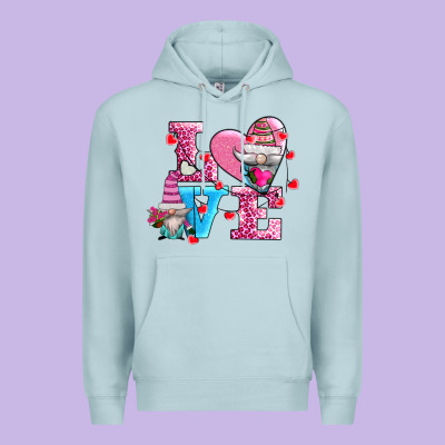 Love And Gnomes Premium Hoodie Designed By Adodesignshop