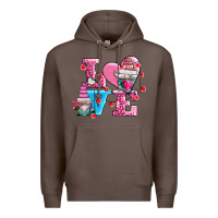 Coffee love and gnomes Premium Hoodie - AdoDesignShop