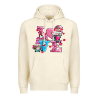 Sandshell love and gnomes Premium Hoodie - AdoDesignShop