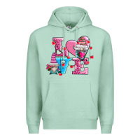 Seafoam love and gnomes Premium Hoodie - AdoDesignShop