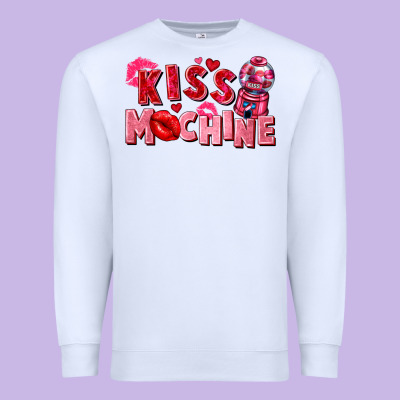 Kiss Machine Premium Sweatshirt Designed By Fadigitalartstudio