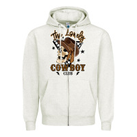 The Lonely Cowboy Club Zipper Hoodie | Teevron