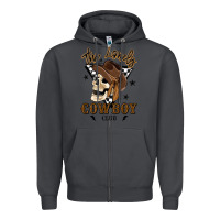 Smoke the lonely cowboy club Zipper Hoodie - MaliasSmallBusiness