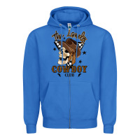 True Royal the lonely cowboy club Zipper Hoodie - MaliasSmallBusiness