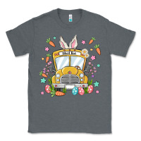 Charcoal Heather easter school bus Classic Tee - MaliasSmallBusiness
