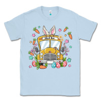Dusty Blue easter school bus Classic Tee - MaliasSmallBusiness