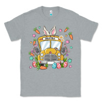 Heather Grey easter school bus Classic Tee - MaliasSmallBusiness