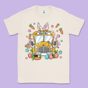 Easter School Bus Classic Tee Designed By Maliassmallbusiness