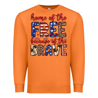 Carrot Home of the free because of the brave Premium Sweatshirt - Neo Western