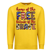 Lemon Home of the free because of the brave Premium Sweatshirt - Neo Western