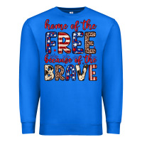 True Royal Home of the free because of the brave Premium Sweatshirt - Neo Western