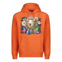Carrot easter sheep eggs butterfly daisys leopard glitter wooden Premium Hoodie - Artiststas
