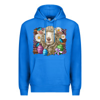 True Royal easter sheep eggs butterfly daisys leopard glitter wooden Premium Hoodie - Artiststas