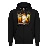 Black should've come with a warning Zipper Hoodie - MaliasSmallBusiness