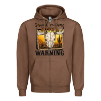 Chestnut should've come with a warning Zipper Hoodie - MaliasSmallBusiness