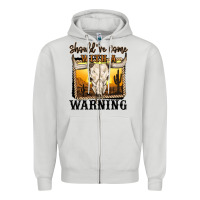 Dove Grey should've come with a warning Zipper Hoodie - MaliasSmallBusiness
