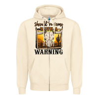Sandshell should've come with a warning Zipper Hoodie - MaliasSmallBusiness