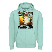 Should've Come With A Warning Zipper Hoodie | Teevron