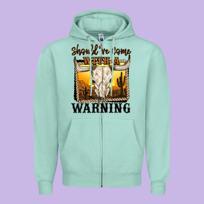Zipper Hoodie should've come with a warning