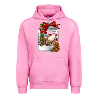 Fuchsia Pink Christmas cookie jar Urban Hoodie - Jasminsmagicworld
