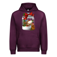 Mauve Wine Christmas cookie jar Urban Hoodie - Jasminsmagicworld