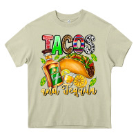 Mossy Tacos And Tequila Heavy Core Tee - CowhideDigitalArt