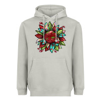 Moon Dust Cherry sunflower Heavyweight Hoodie - texasbilliewilder