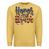 Antique Gold Honor the brave Premium Sweatshirt - Neo Western