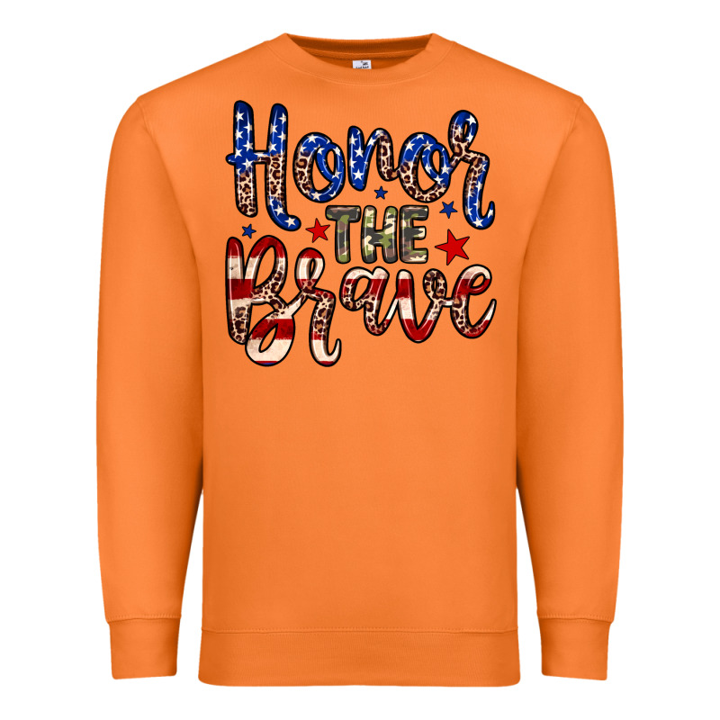 Honor The Brave Premium Sweatshirt by Neo Western | Teevron