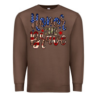 Chestnut Honor the brave Premium Sweatshirt - Neo Western