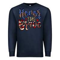 Navy Honor the brave Premium Sweatshirt - Neo Western