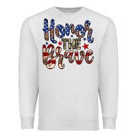 Oatmeal Heather Honor the brave Premium Sweatshirt - Neo Western