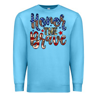 Ocean Blue Honor the brave Premium Sweatshirt - Neo Western