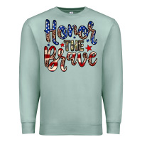 Seafoam Honor the brave Premium Sweatshirt - Neo Western