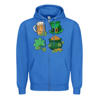 True Royal pot of gold Zipper Hoodie - MaliasSmallBusiness