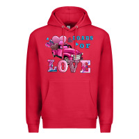 Cardinal loads of love wıth truck Premium Hoodie - AdoDesignShop
