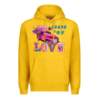 Lemon loads of love wıth truck Premium Hoodie - AdoDesignShop