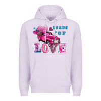 Loads Of Love Wıth Truck Premium Hoodie | Teevron