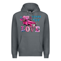 Rock loads of love wıth truck Premium Hoodie - AdoDesignShop