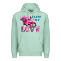 Seafoam loads of love wıth truck Premium Hoodie - AdoDesignShop