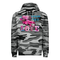 Slate Camo loads of love wıth truck Premium Hoodie - AdoDesignShop