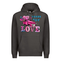 Smoke loads of love wıth truck Premium Hoodie - AdoDesignShop