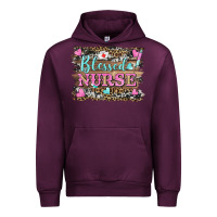 Mauve Wine blessed nurse Urban Hoodie - BarkalooDesign
