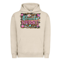 Pigment French Oak blessed nurse Urban Hoodie - BarkalooDesign