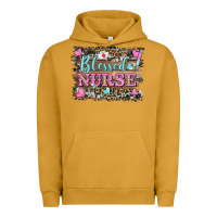 Pigment Peanut Butter blessed nurse Urban Hoodie - BarkalooDesign