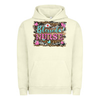 Pigment Pistachio blessed nurse Urban Hoodie - BarkalooDesign