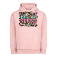 Pigment Salmon blessed nurse Urban Hoodie - BarkalooDesign